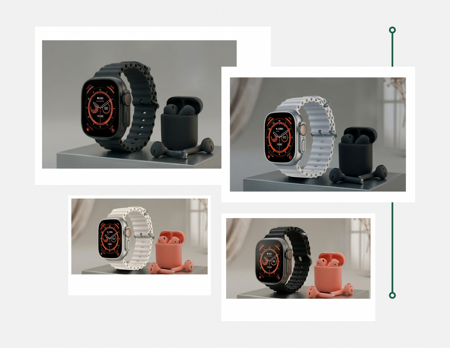 SMART WATCH T800+AUDIFONOS I12