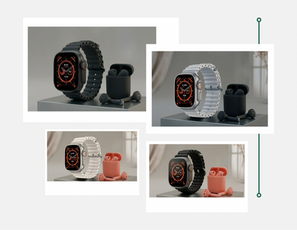 SMART WATCH T800+AUDIFONOS I12